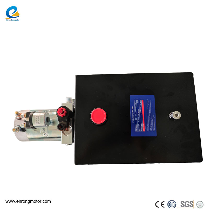 12V 3KW 16L 수평 맞춤형 유압 시스템