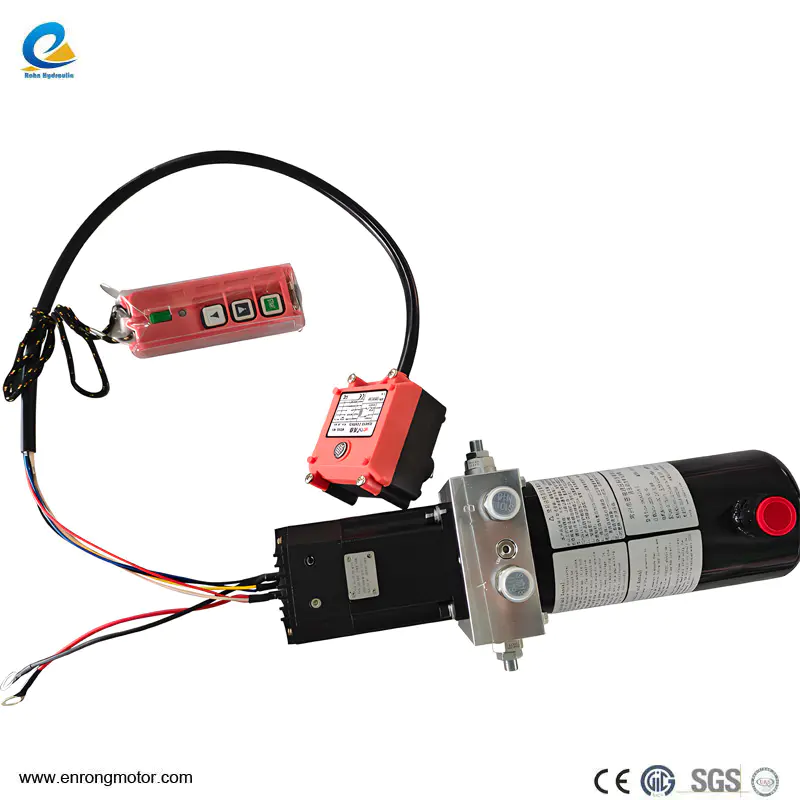 24V 0.8kW 1.2L 사용자 정의 유압 전원 장치