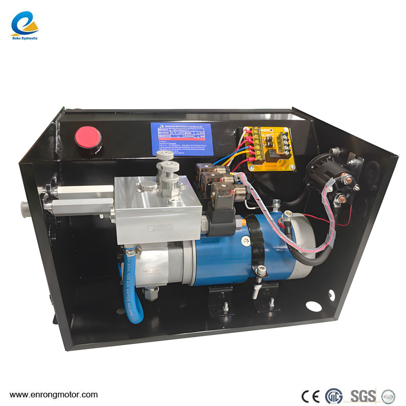 24V 2.8KW 12L 맞춤형 유압 장치
